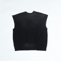 PORTER CLASSIC  H/W OHARIKO GRAFFITI PEACE COTTON KATSU VEST BLACK