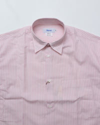 Riprap / FF REGULAR COLLAR SHIRTS PINK/WHITE