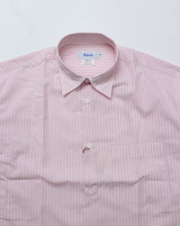 Riprap / FF REGULAR COLLAR SHIRTS PINK/WHITE