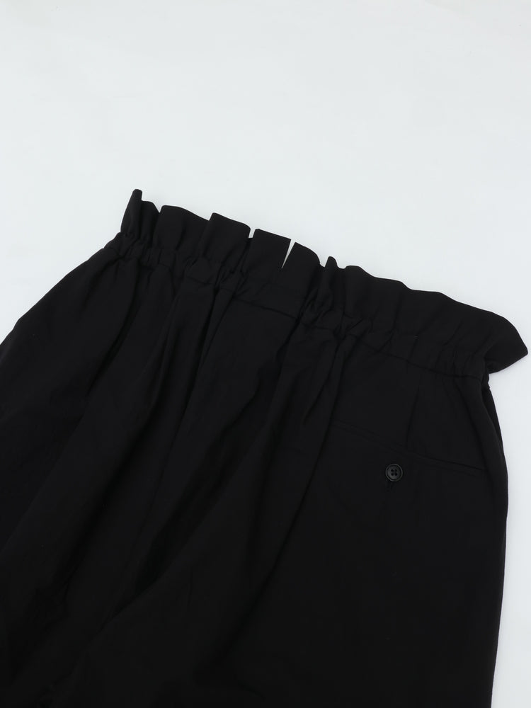 HAVERSACK Poplin Washer Seamless Wide Easy Pants 862636 BLACK