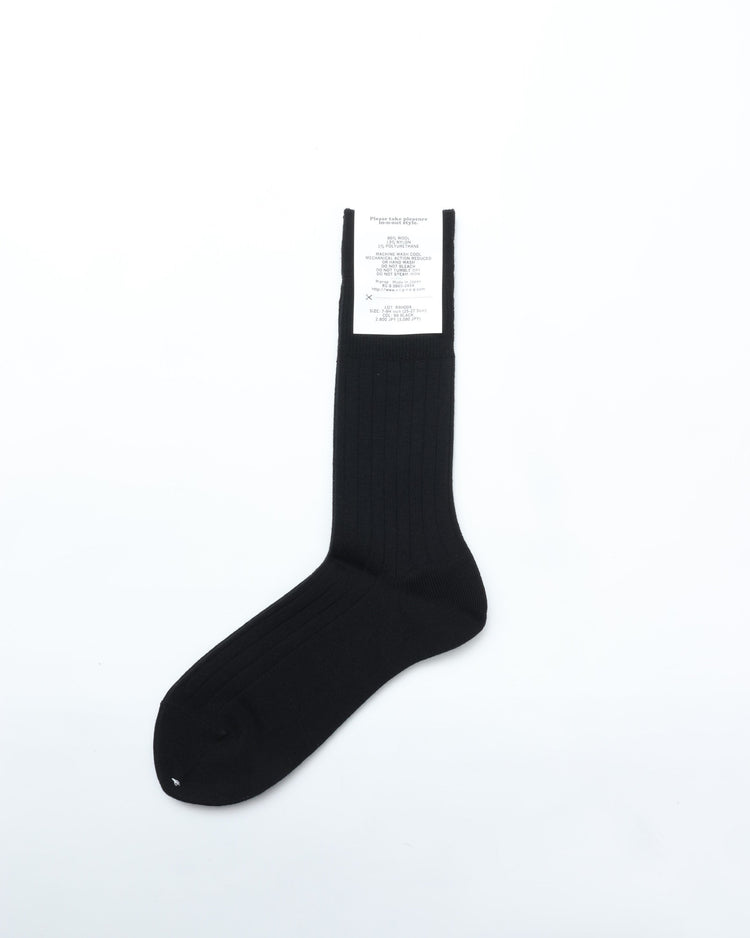 Riprap /  NZ MERINO THREE QUARTERS BLACK