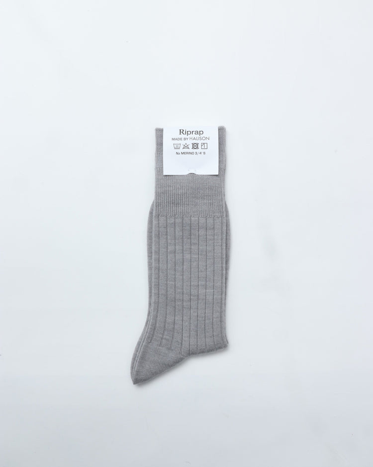 Riprap /  NZ MERINO THREE QUARTERS L GRAY