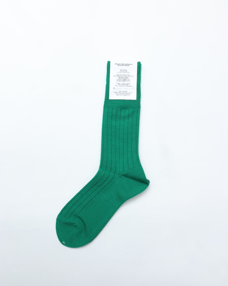Riprap /  NZ MERINO THREE QUARTERS KELLY GREEN