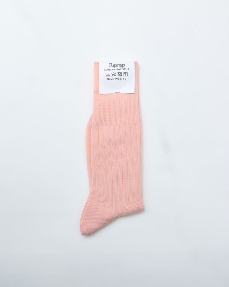 Riprap /  NZ MERINO THREE QUARTERS PEACH