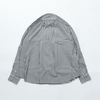 PORTER CLASSIC ROLL UP HEATHER GINGHAM CHECK SHIRT (GIZA 120/2)