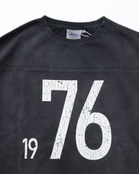 GEM SPORTSWEAR / 1976 FOOTBALL TEE BLACK