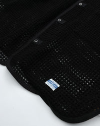ARMY TWILL  COTTON MESH SHIRT AM-2613003 BLACK