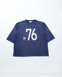 GEM SPORTSWEAR / 1976 FOOTBALL TEE NAVY