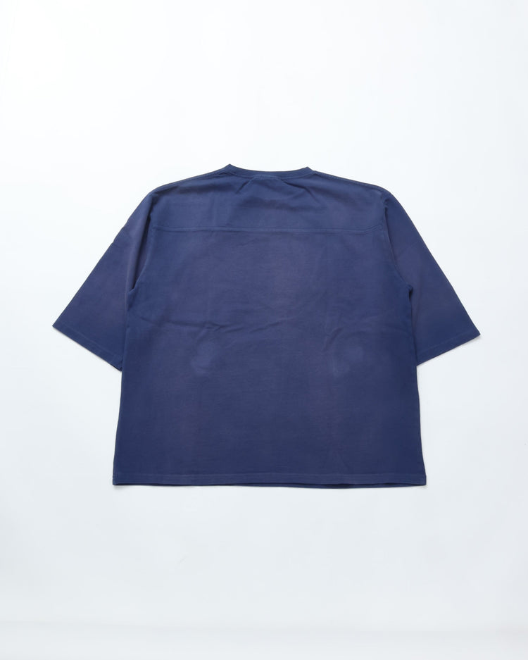 GEM SPORTSWEAR / 1976 FOOTBALL TEE NAVY
