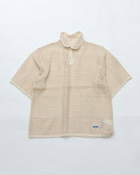 ARMY TWILL  COTTON MESH PO SHIRT AM-2613004 ECRU