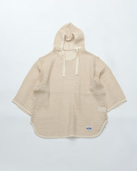 ARMY TWILL  COTTON MESH HOODIE AM-2613001 ECRU