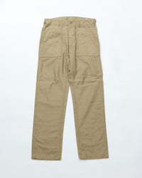 orslow SLIM FIT FATIGUE PANTS SAND BEIGE 01-5032-72