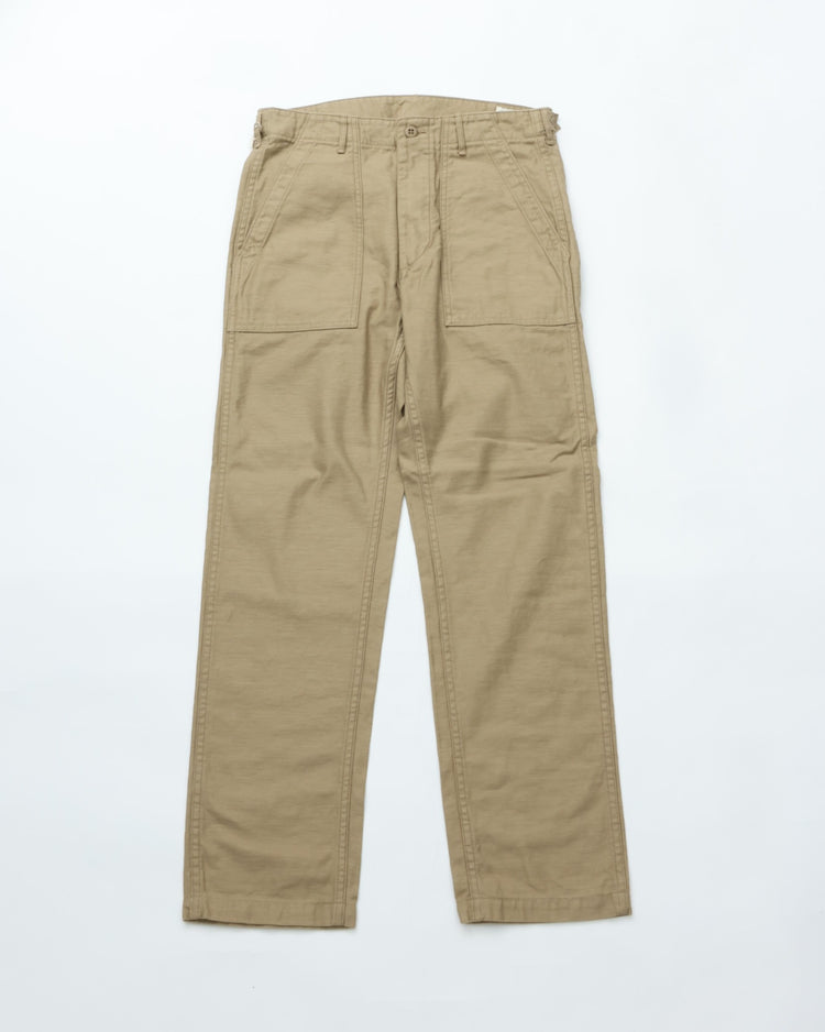 orslow SLIM FIT FATIGUE PANTS SAND BEIGE 01-5032-72