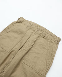orslow SLIM FIT FATIGUE PANTS SAND BEIGE 01-5032-72