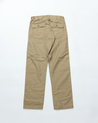 orslow SLIM FIT FATIGUE PANTS SAND BEIGE 01-5032-72