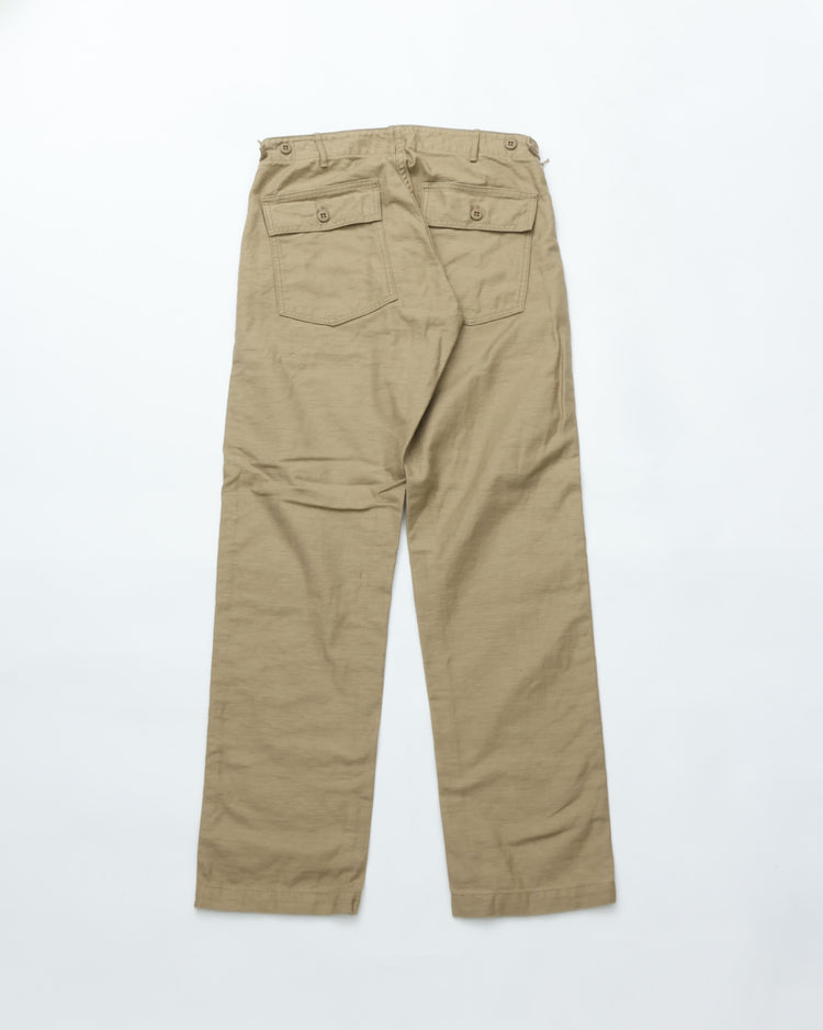 orslow SLIM FIT FATIGUE PANTS SAND BEIGE 01-5032-72