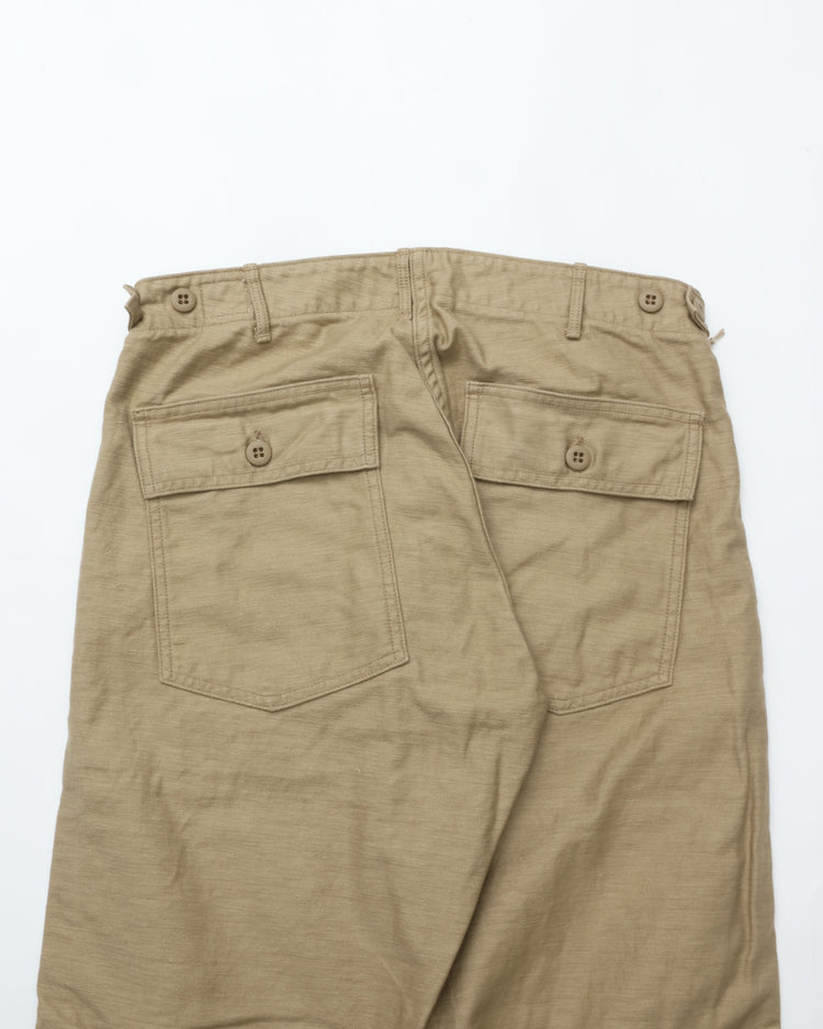orslow SLIM FIT FATIGUE PANTS SAND BEIGE 01-5032-72