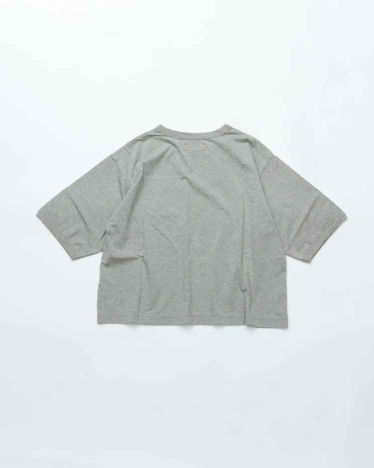 MEYAME  EMBROIDERED POCKET TEE MEY-2436 GREY