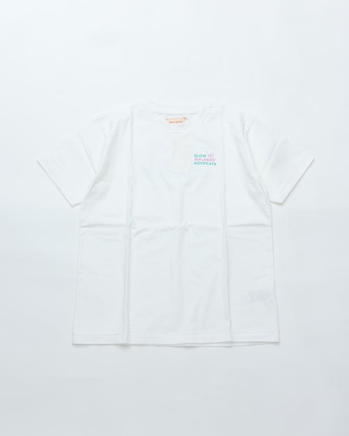 MEYAME SLOW WALKERS ADOBOCATE TEE MEY-2434 WHITE