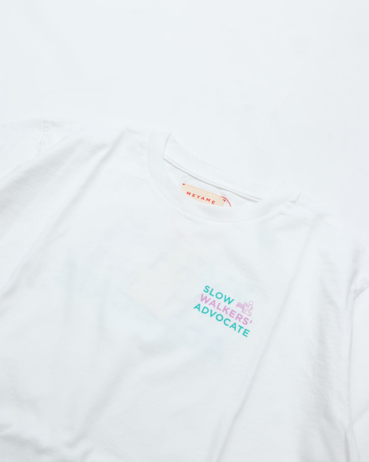 MEYAME  SLOW WALKERS ADOBOCATE TEE MEY-2434 WHITE