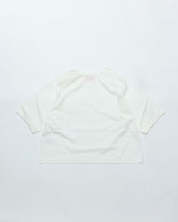 MEYAME  EMBROIDERED POCKET TEE MEY-2436 WHITE