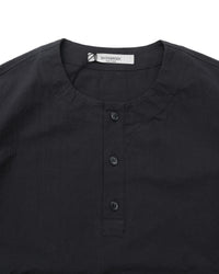 BASISBROEK /  DONKN　HORSE CLOTH HENLY NECK PULLOVER BLACK