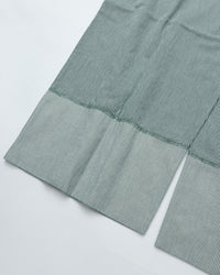 MEYAME  STRIPED GATHERED ALL-IN-ONE MEY-2413 GREEN