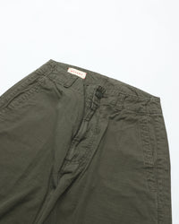 MEYAME  LIGHT RIP STOP SIDE LINE WIDE PANTS MEY-2422 OLIVE