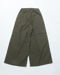 MEYAME  LIGHT RIP STOP SIDE LINE WIDE PANTS MEY-2422 OLIVE