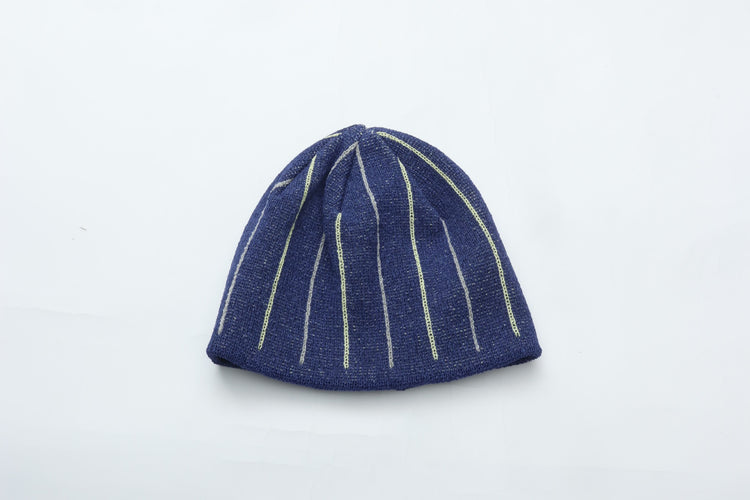 NOROLL  TWOFACE WASHI BEANIE BLUE