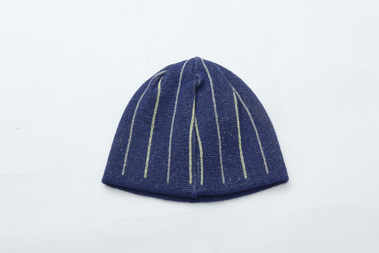 NOROLL  TWOFACE WASHI BEANIE BLUE