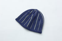 NOROLL  TWOFACE WASHI BEANIE BLUE