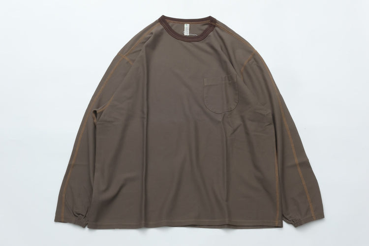 NOROLL DRY WASHI L/S POCKET TEE
