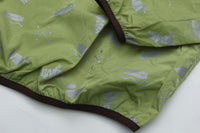 NOROLL SIGN REFLECTION PULLOVER LIME GREEN