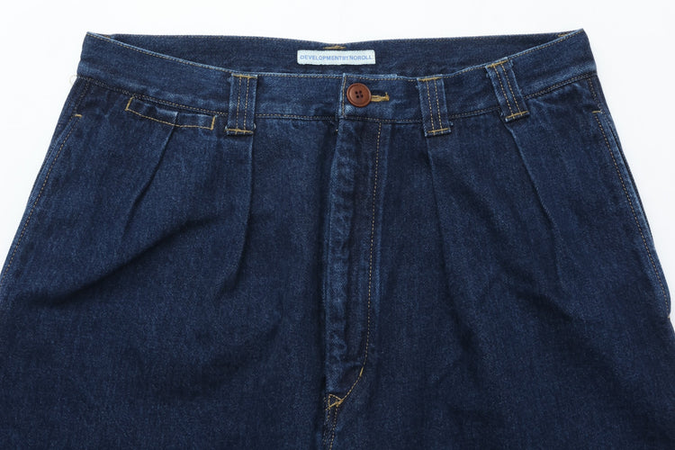 NOROLL  THICKWALK PANTS BLUE DENIM