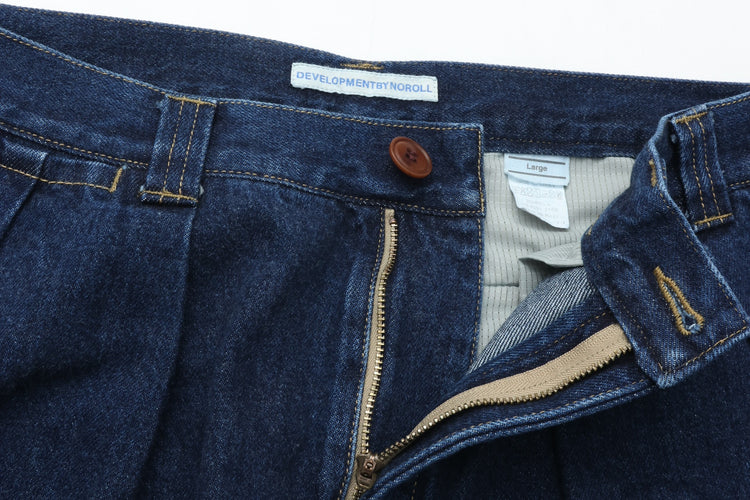 NOROLL  THICKWALK PANTS BLUE DENIM