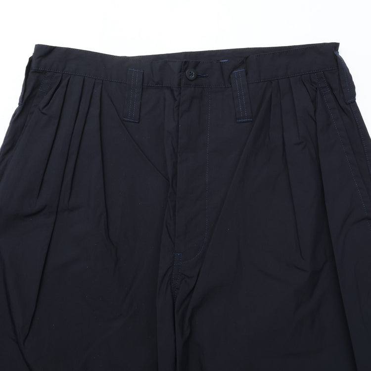 PORTER CLASSIC / POPLIN BEBOP PANTS NAVY