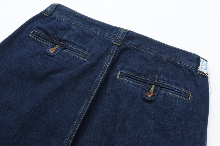 NOROLL  THICKWALK PANTS BLUE DENIM