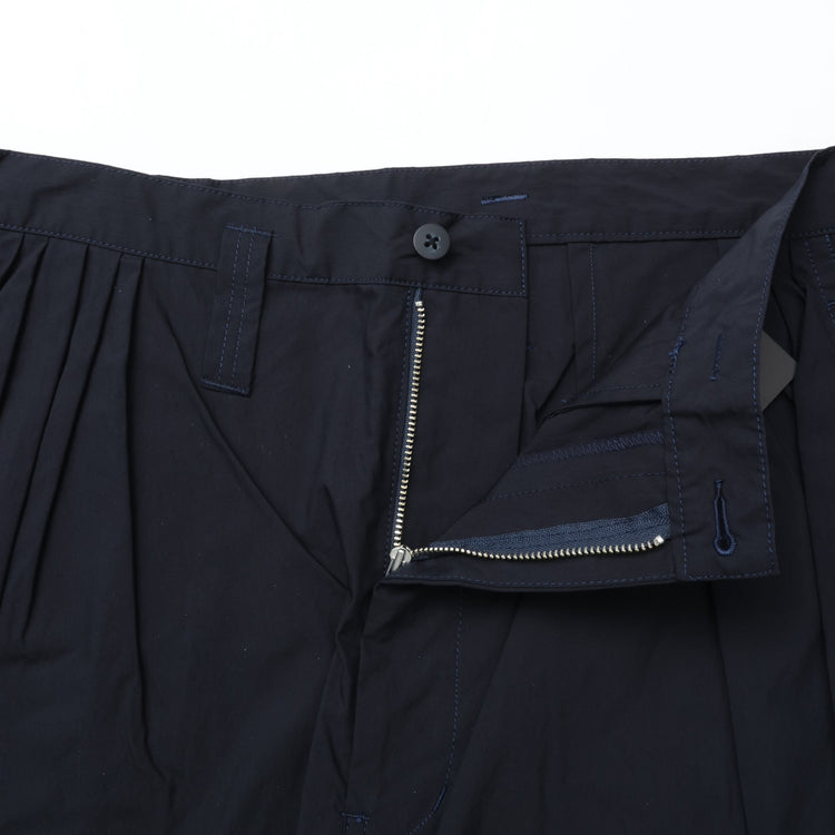 PORTER CLASSIC / POPLIN BEBOP PANTS NAVY