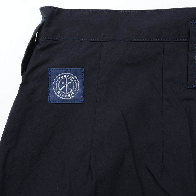 PORTER CLASSIC / POPLIN BEBOP PANTS NAVY