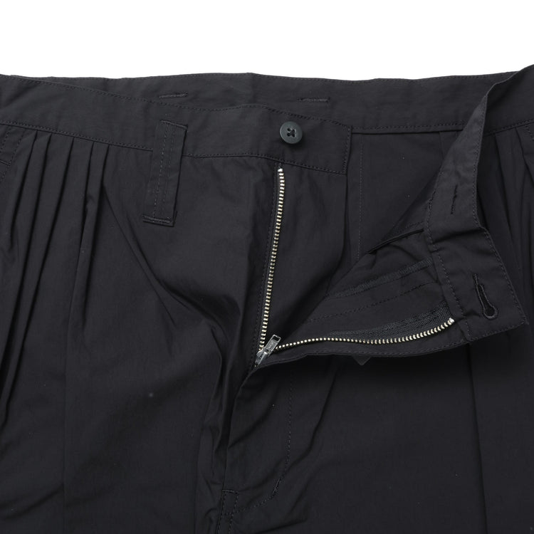 PORTER CLASSIC / POPLIN BEBOP PANTS BLACK