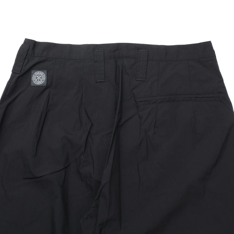 PORTER CLASSIC / POPLIN BEBOP PANTS BLACK