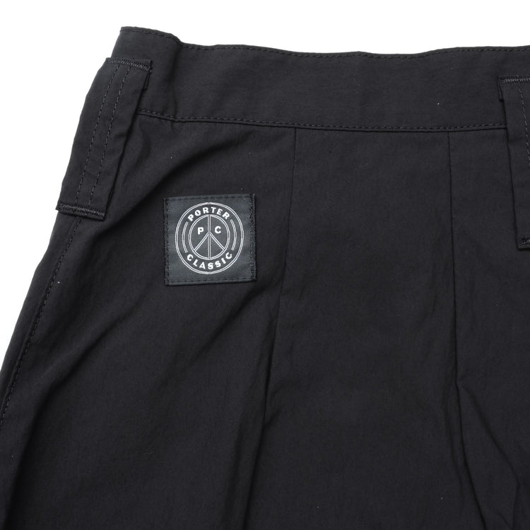 PORTER CLASSIC / POPLIN BEBOP PANTS BLACK
