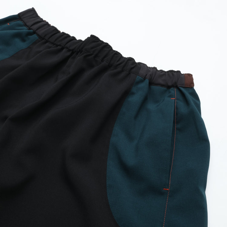 UNTRACE　_271 レジャーショーツ BLACK MULTI