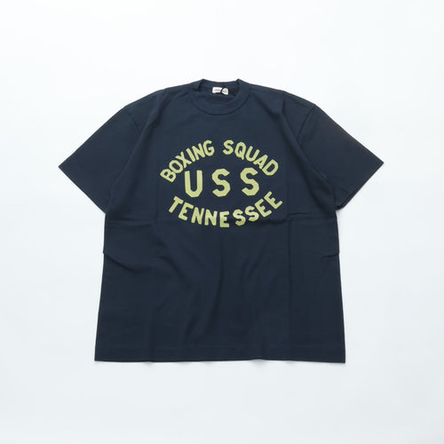 AGSPALDING&amp;BROS / ARCHIVE GRAPHIC TEE USS (BOXING SQUAD USS TENNESSEE) BLACK