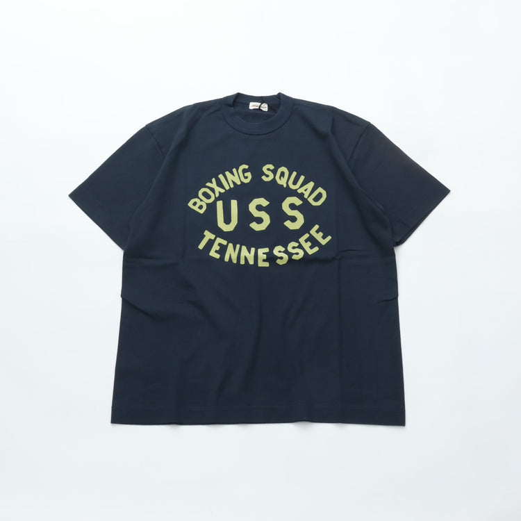 AGSPALDING&amp;BROS / ARCHIVE GRAPHIC TEE USS (BOXING SQUAD USS TENNESSEE) BLACK