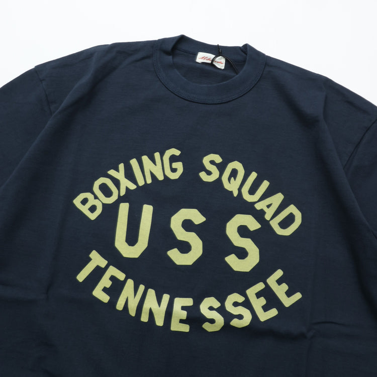 AGSPALDING&amp;BROS / ARCHIVE GRAPHIC TEE USS (BOXING SQUAD USS TENNESSEE) BLACK