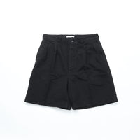 HATSKI / 2Tack Easy C/L Chino Shorts -Black- HTK-23001-L