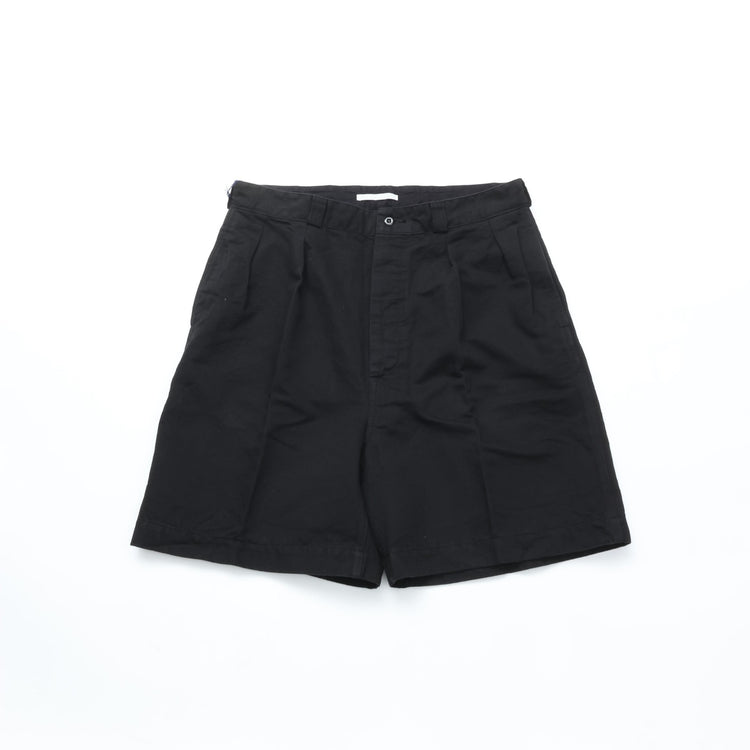 HATSKI / 2Tack Easy C/L Chino Shorts -Black- HTK-23001-L