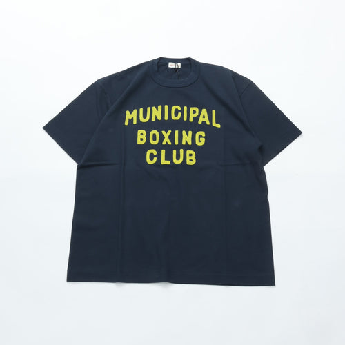 AGSPALDING&amp;BROS / ARCHIVE GRAPHIC TEE MUNICIPAL BOXING CLUB L.GRAY